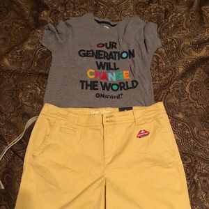 Boys matching shirt and shorts